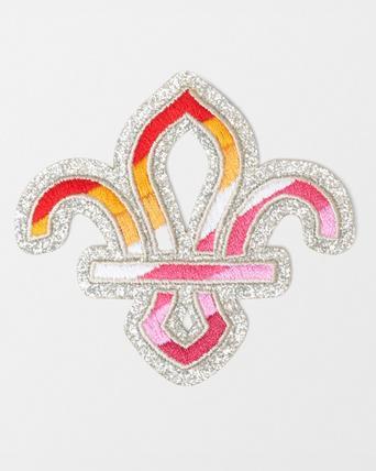 Scouts Pride Embroidered FDL Badge - Lesbian Flag