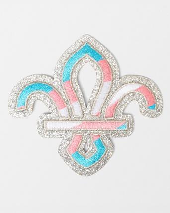 Scouts Pride Embroidered FDL Badge - Trans Flag