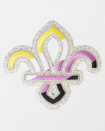 Scouts Pride Embroidered FDL Badge - Non-Binary