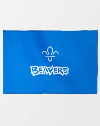 Beavers Personalised Printed Flag / Banner