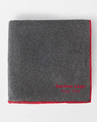 Personalised Badge / Camp Blanket