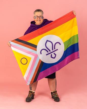 Scout Pride FDL Progressive Flag