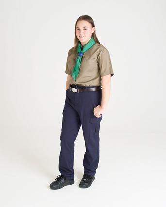 Explorers Short Sleeve Uniform Blouse with Stretch