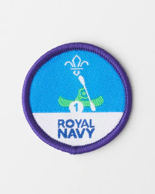 Time On Water Stage 1 Activity Badge (Royal Navy)