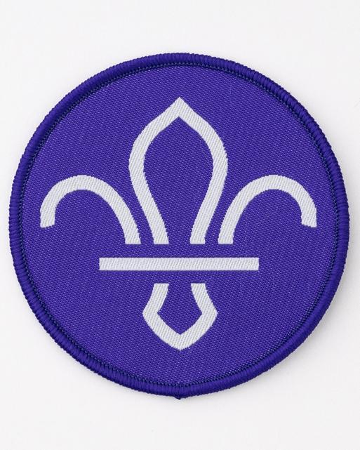 Fleur de Lis Scouts Woven Blanket Badge