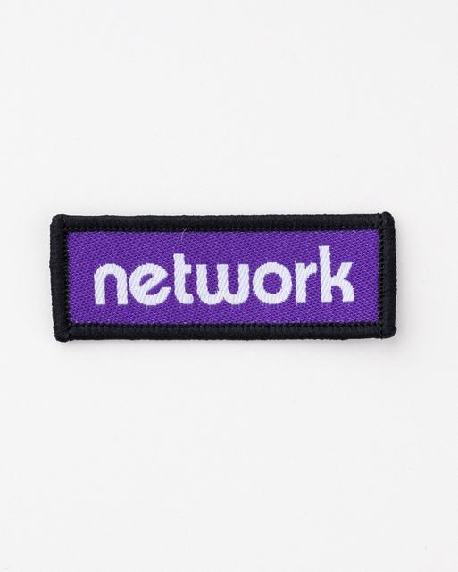 Network Logo Woven Badge