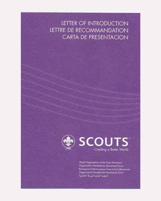 World Scout Letter Of Introduction 