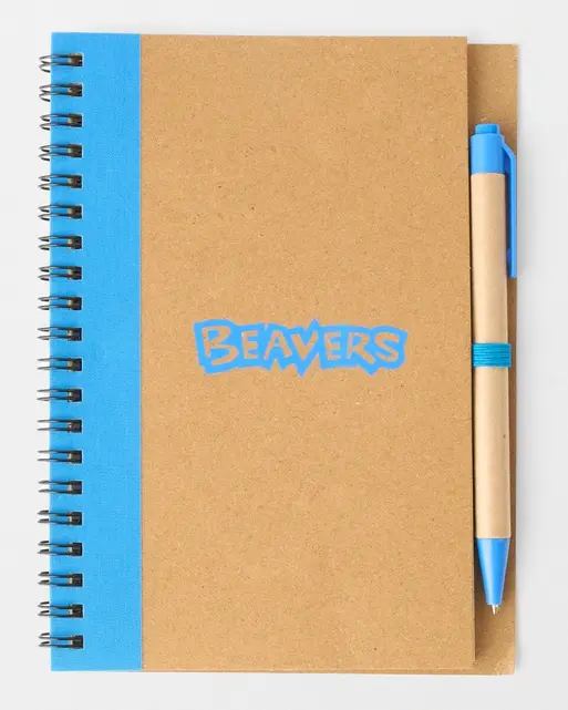Beavers Eco Notebook with Pen