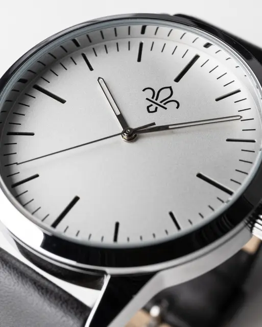 Scouts Fleur de Lis Leather Strap Watch