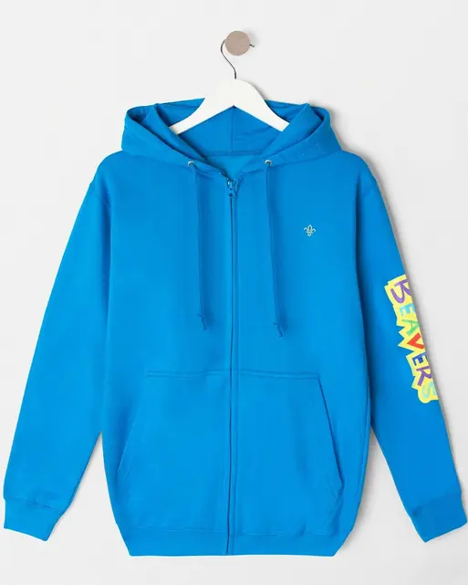 Beavers Adult Zip Through Hoodie