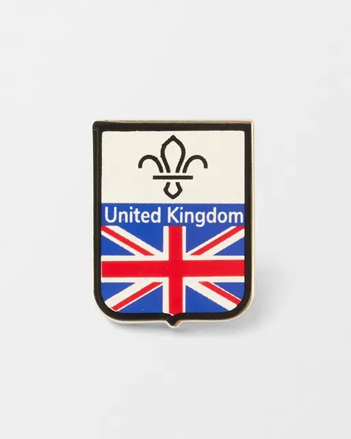 UK Fleur de Lis Scouts Pin Badge