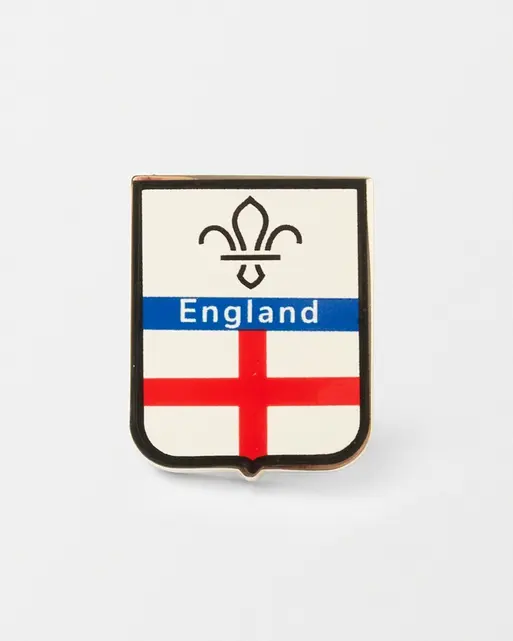 England Fleur de Lis Scouts Pin Badge 