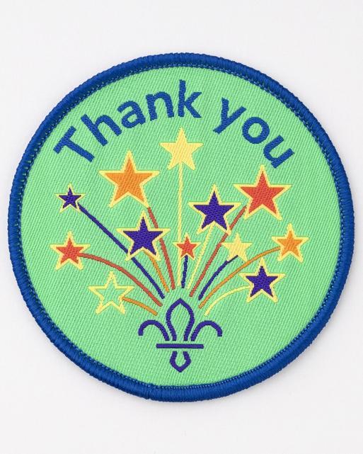 Thank you Badge Blanket Badge