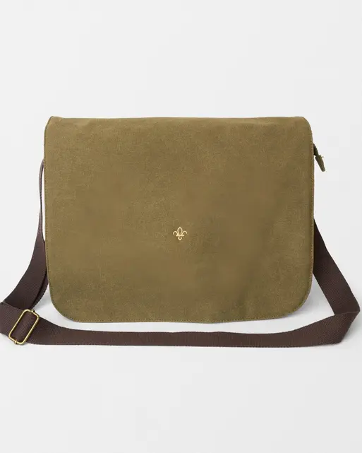 Scouts Fleur de Lis Heritage Canvas Messenger Bag