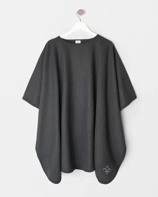 Scouts Fleur de Lis Blanket Poncho 