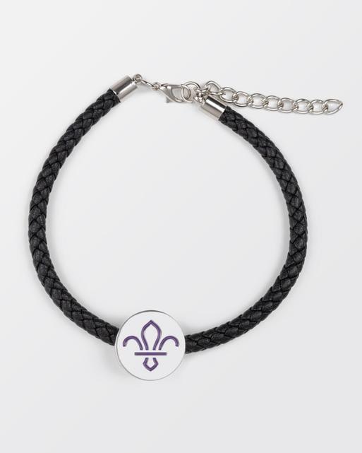 Scouts Fleur de Lis PU Woven Bracelet 