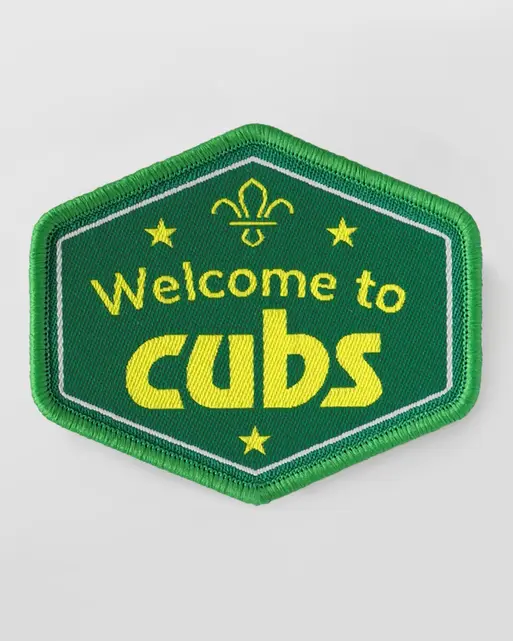 Cubs Welcome to Cubs Blanket Badge