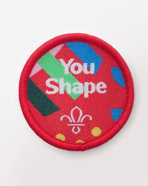 You Shape Squirrel Central Badge