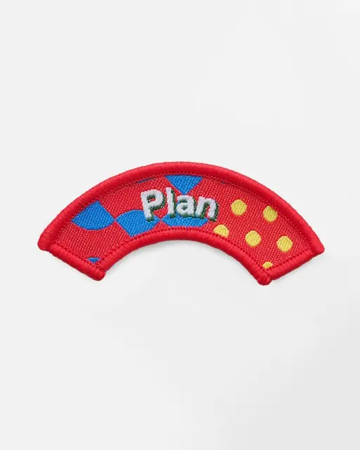 You Shape Squirrel Plan Badge