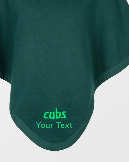 Personalised Cub Scouts Poncho