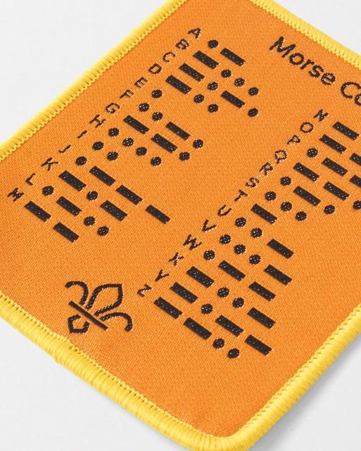 Scouts Blanket Badge - Morse Code Alphabet