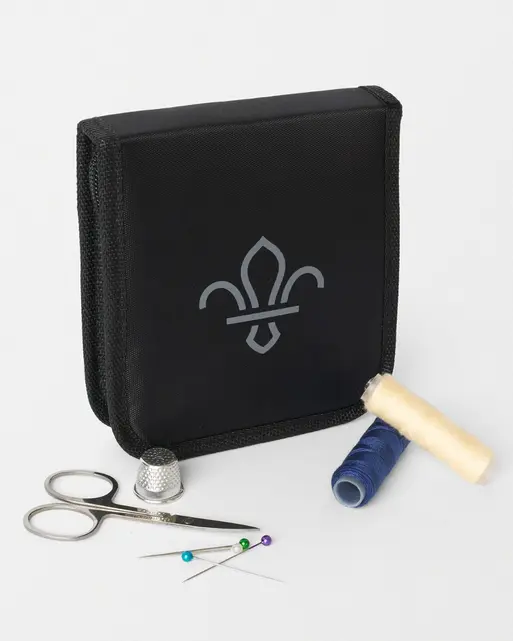 Fleur de Lis Travel Sewing Kit