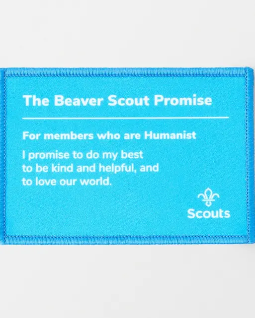 Beavers Promise Blanket Badge - Humanist