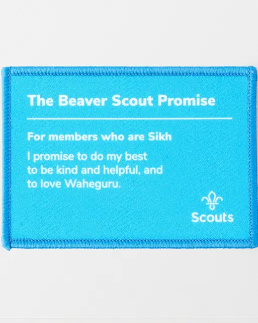 Beavers Promise Blanket Badge - Sikh