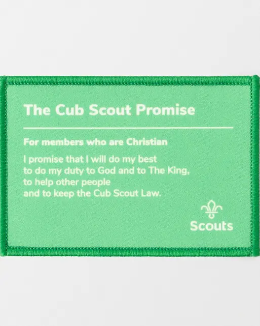Cubs Promise Blanket Badge - Christian