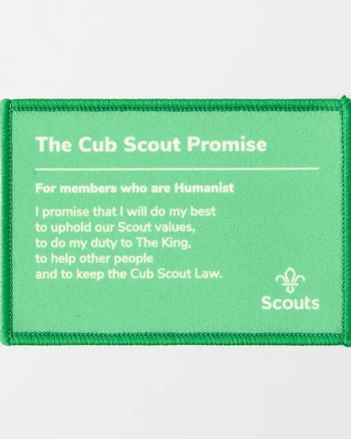 Cubs Promise Blanket Badge - Humanist