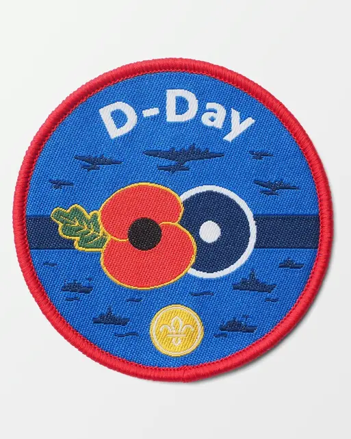Poppy & Scouts D-Day Blanket Badge