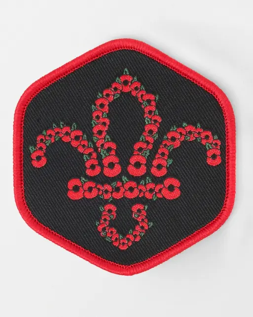 Poppy & Scouts FDL Poppy Blanket Badge