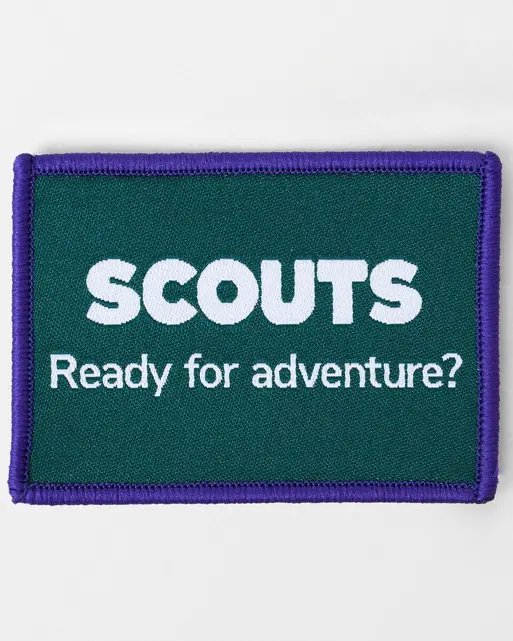 Scouts Ready for Adventure? Blanket Badge
