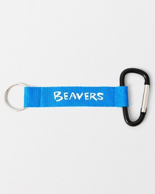 Beavers Bag Tag Carabiner Keyring