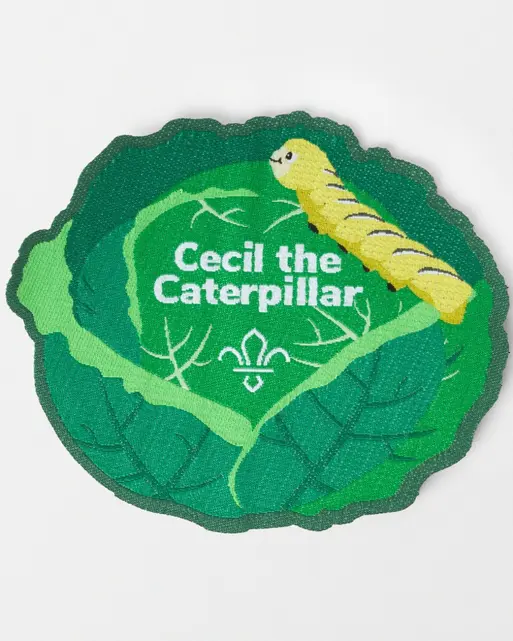 Cecil the Caterpillar Campfire Song Blanket Badge