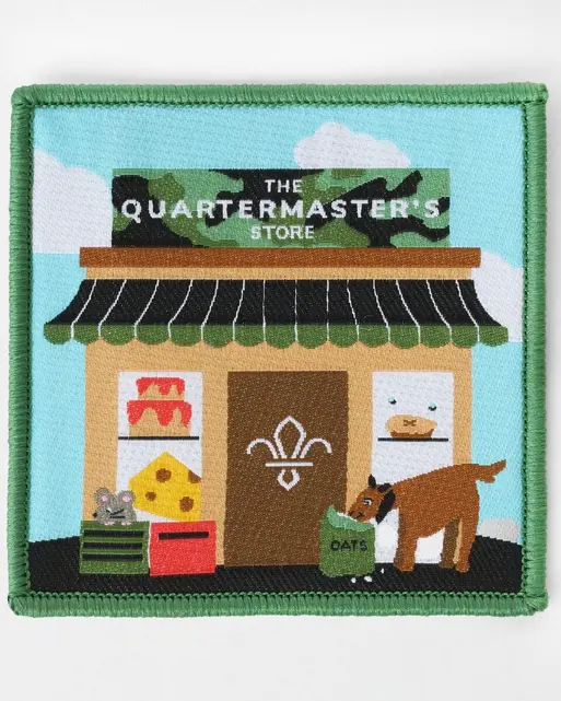 The Quartermaster's Store Campfire Song Blanket Badge