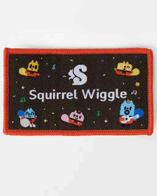 Squirrel Wiggle Campfire Song Blanket Badge