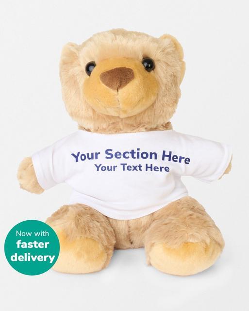 Personalised Bear in a T-Shirt