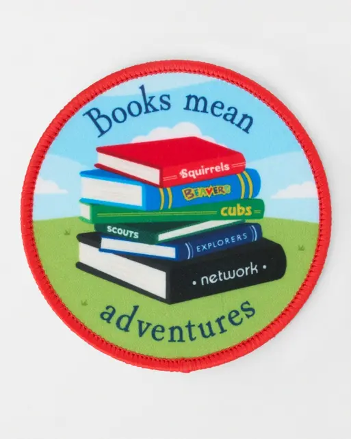 Books Mean Adventures Blanket Badge