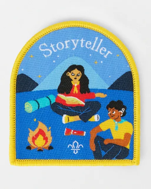 Campfire Storyteller Blanket Badge