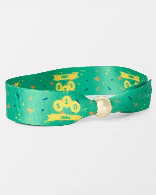 Cubs 110th Birthday Celebration Wristband Pack of 10