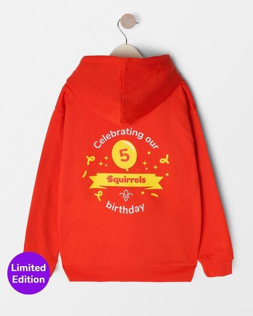 Squirrels 5th Birthday Celebration Hoodie - Kids