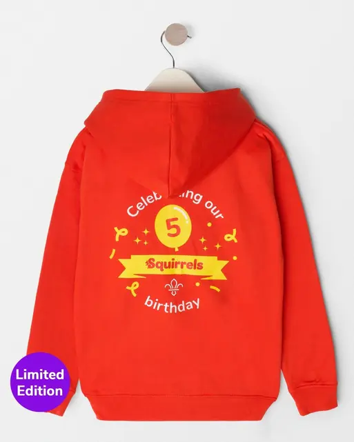 Squirrels 5th Birthday Celebration Zip Hoodie - Kids