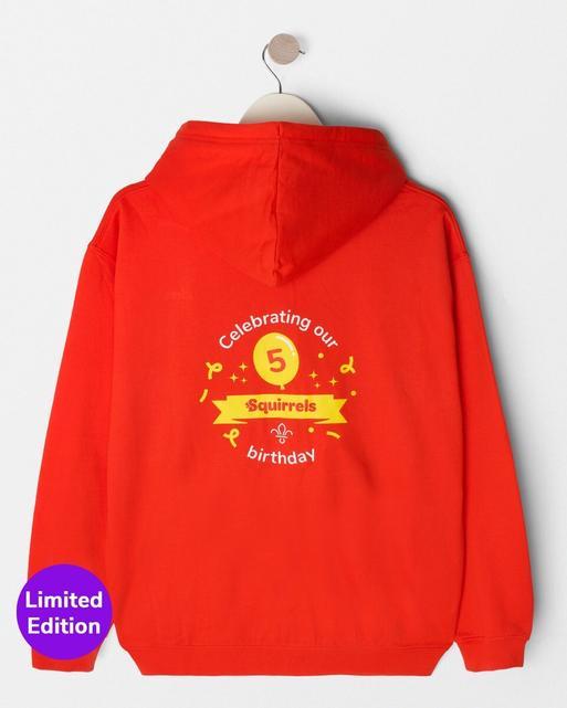 Squirrels 5th Birthday Celebration Zip Hoodie - Adult