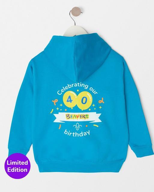 Beavers 40th Birthday Celebration Zip Hoodie - Kids