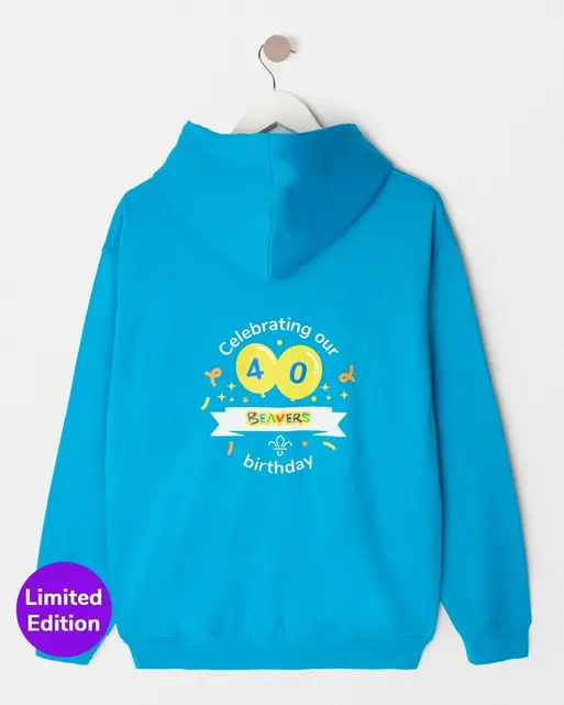 Beavers 40th Birthday Celebration Zip Hoodie - Adult