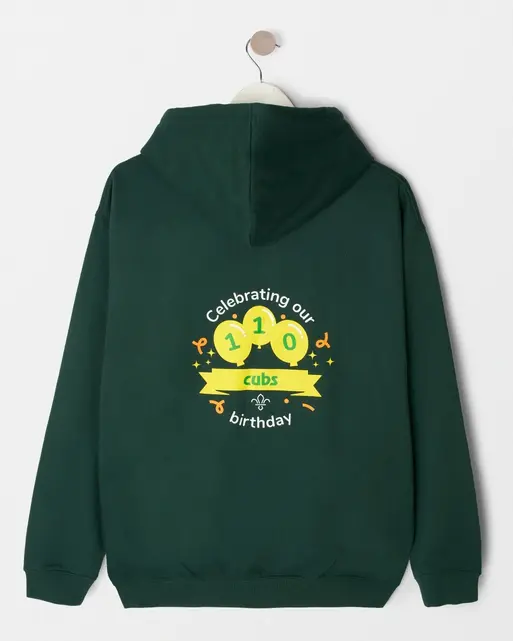 Personalised Cubs 110th Birthday Zip Hoodie - Adult