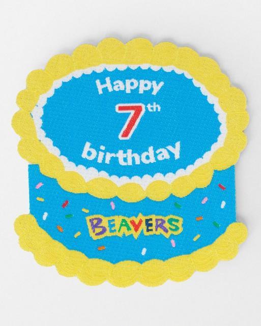 Happy 7th Birthday Blanket Badge 