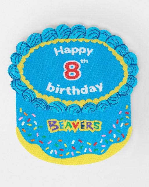 Happy 8th Birthday Blanket Badge 