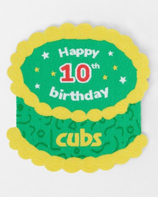 Happy 10th Birthday Blanket Badge 